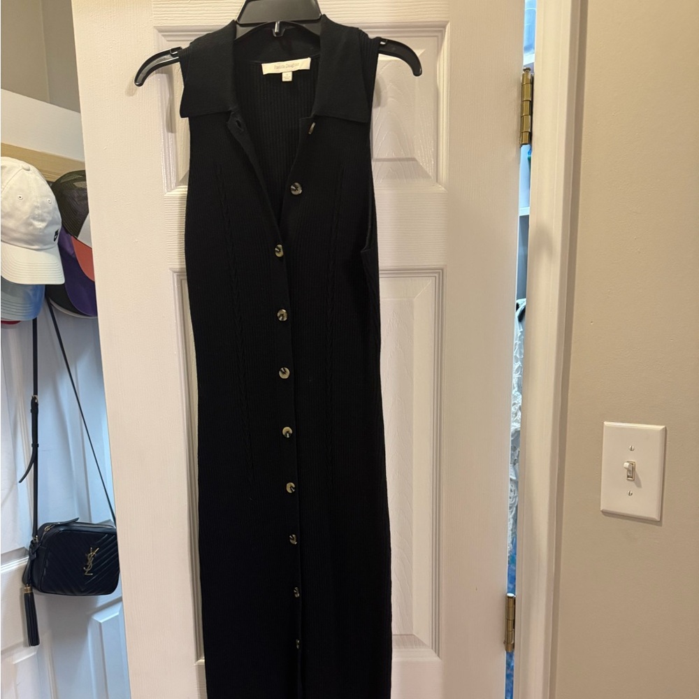 Favorite daughter black midi sweater dress